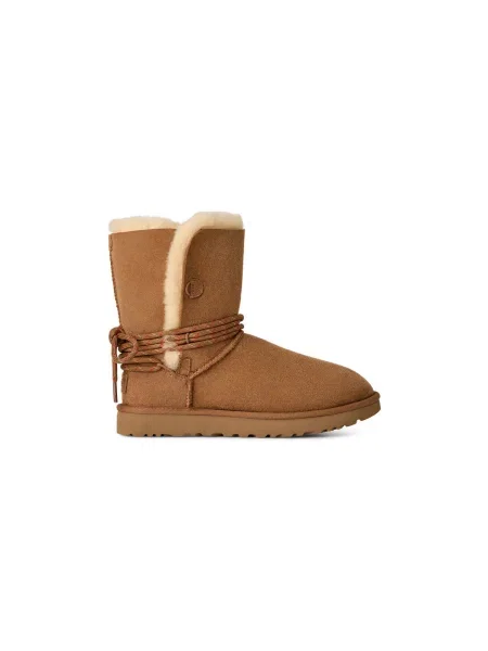 Členkové topánky Ugg väzby biela