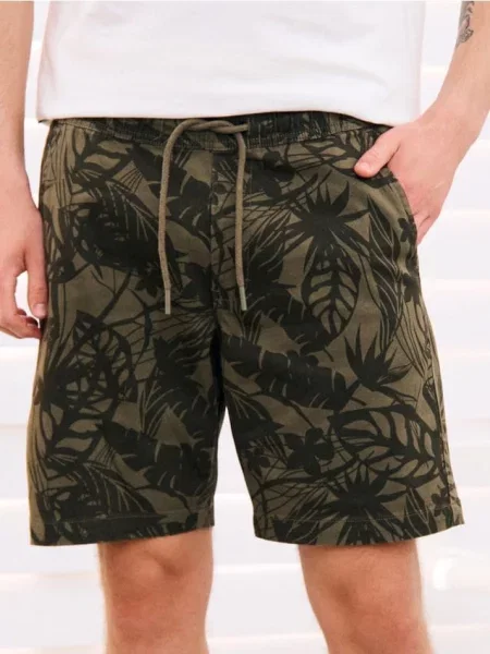 Sinsay Szorty jogger zielony