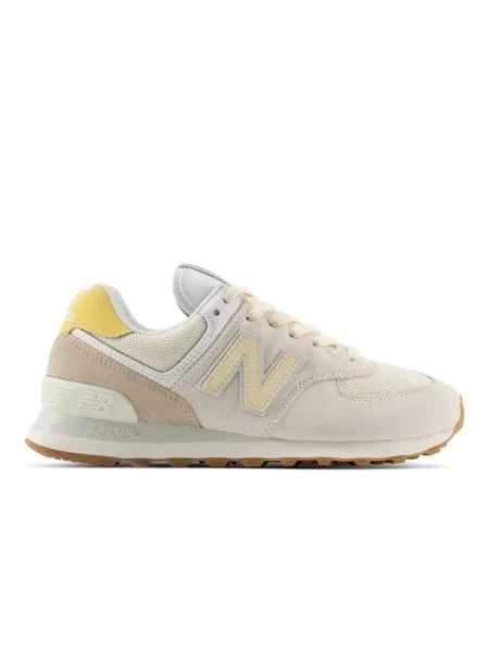 Sneakerși New Balance 574 alb