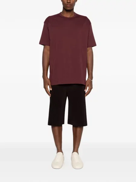 Тениска Comme Des Garçons Shirt с кръгло деколте червено