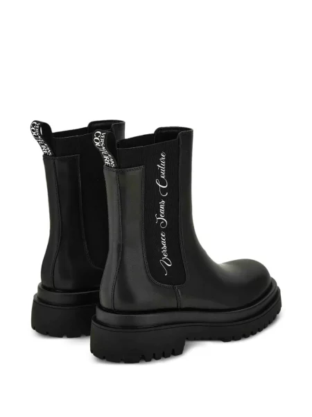 Botine Versace Jeans Couture cu platformă negru