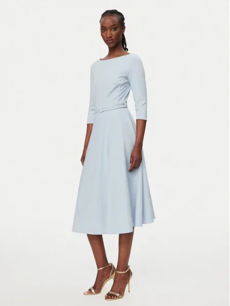 Rinascimento Rochie cocktail celest albastru