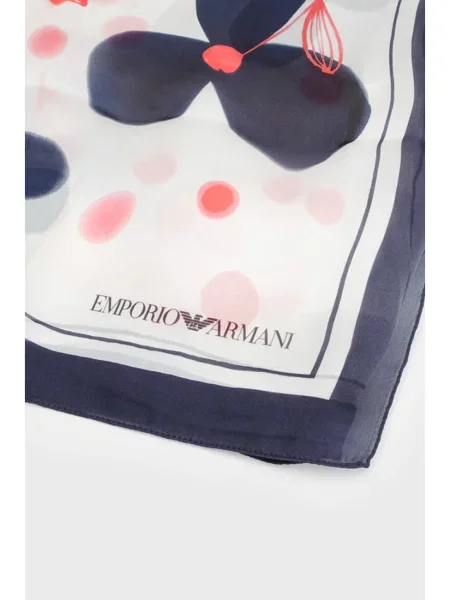 Шарф Emporio Armani белый