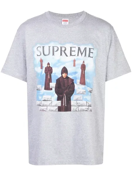 Tricou Supreme cu imagine gri