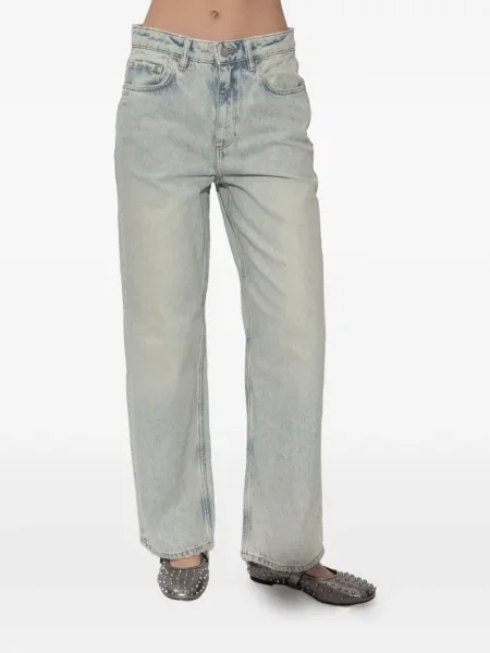 Blugi drepți Allsaints albastru