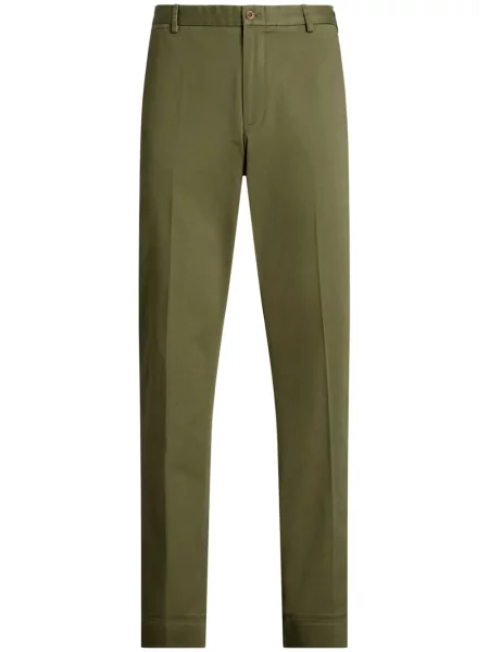 Polo Polo Ralph Lauren cu broderie de lână în carouri verde