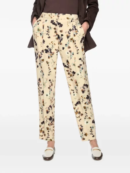 Pantaloni Marccain cu model floral cu imagine