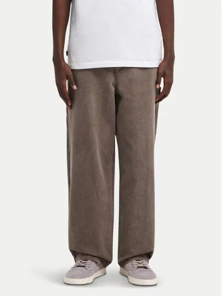 Kalhoty z materiálu Element hnědé