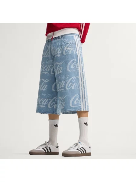 ADIDAS ORIGINALS Džíny Coca-Cola Classic džínovina / pastelová modrá