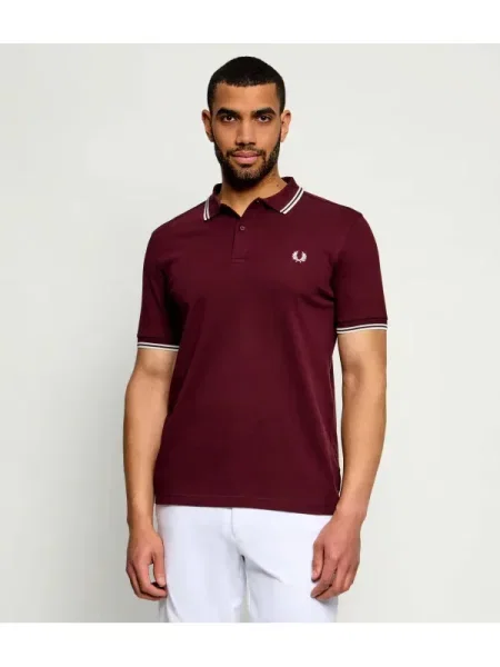 Tricou polo Fred Perry bordo