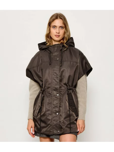 Weekend MaxMara Szteppelt mellény Wkdorigano | Relaxed fit gyapjú hozzáadásával barna