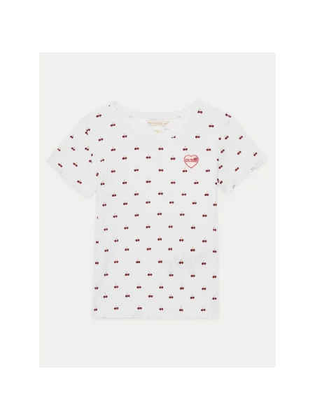 Guess Футболка Regular Fit червоний