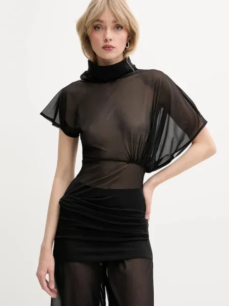 Rick Owens Lilies bluzka gładka czarny