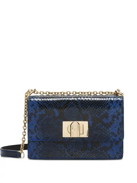 Mały mały body Furla z nadrukiem niebieski