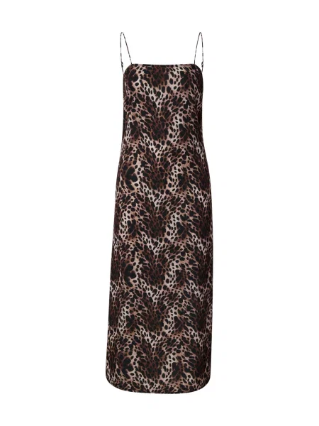 Monki Rochie bej / maro negru
