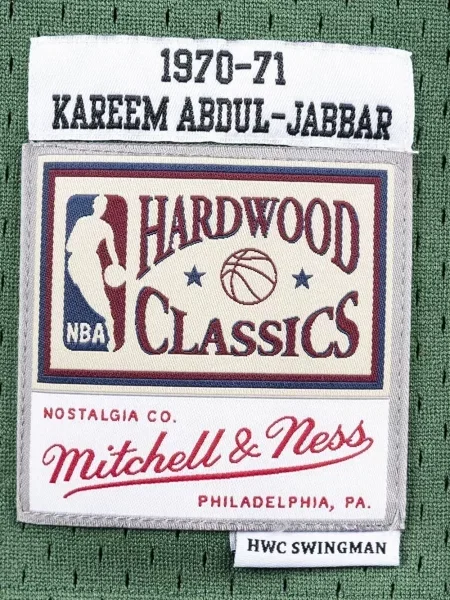 Cămașă Mitchell & Ness din jerseu verde