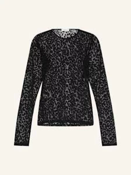 Bluzka Alexander Mcqueen z długim rękawem czarna