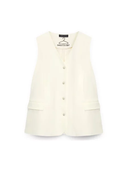 Kamizelka Fiorella Rubino biała