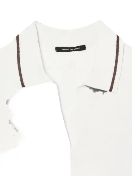 Scurt tricou Armani Exchange alb