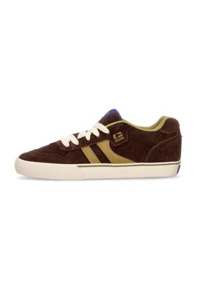 Sneakersy Globe zamszowe brązowe