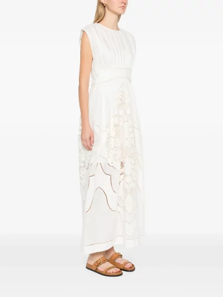 Rochie Zimmermann din dantelă de costum alb