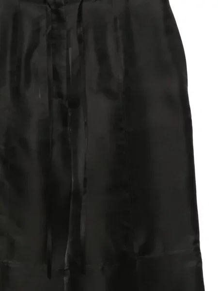 Pantaloni Róhe de mătase negru