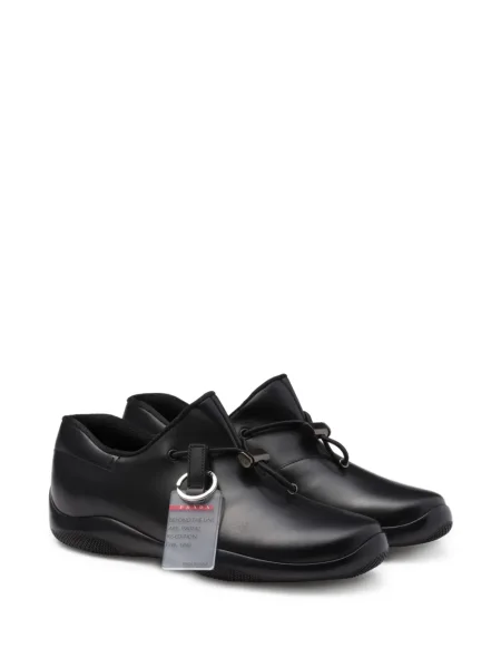 Sneakerși Prada slip-on negru