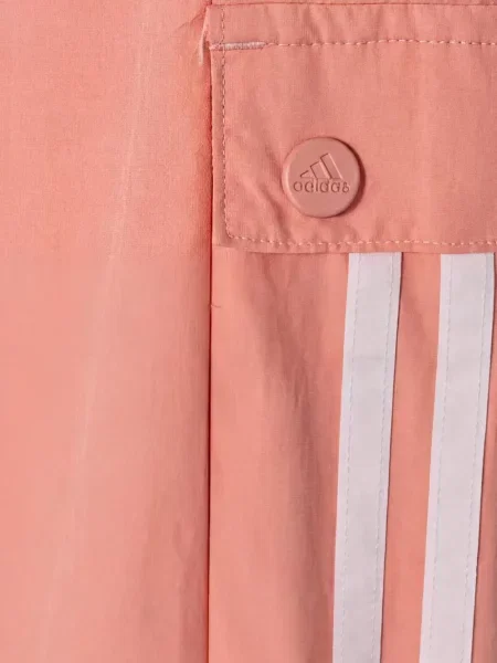 Spodnie cargo dziecięce Adidas różowe