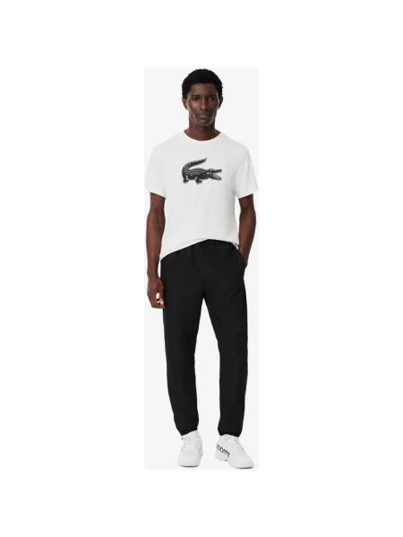 Spodnie Lacoste Sport Logo M czarne