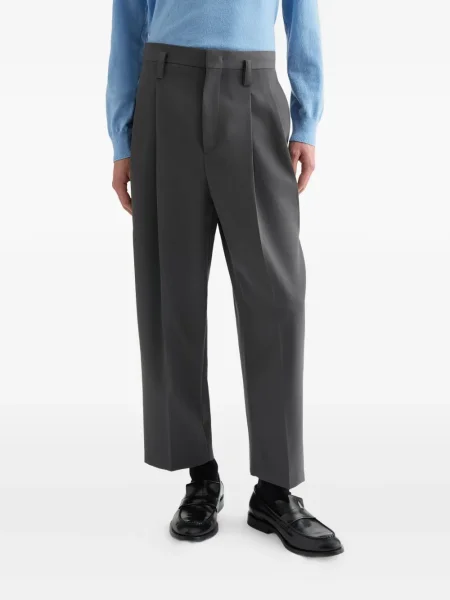 Pantaloni Jil Sander plisate gri