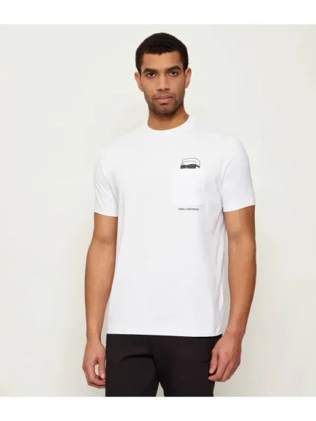 KARL LAGERFELD Tricou alb