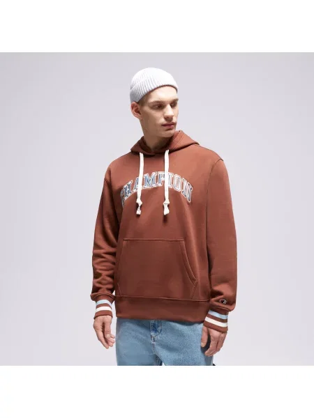 Champion Bluza Z Kapturem Hooded Sweatshirt brązowa