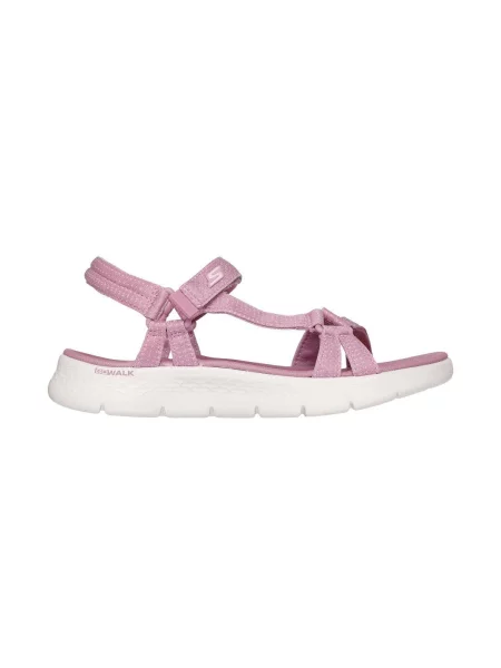 Sandały SKECHERS GO WALK FLEX SANDAL Rose fioletowe
