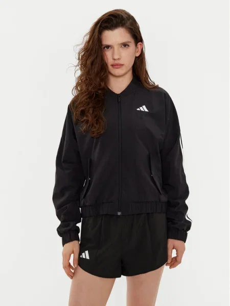 ADIDAS SPORTSWEAR Geacă sport negru alb