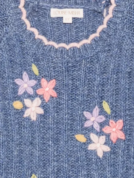 Sweter dziecięcy Louise Misha niebieski