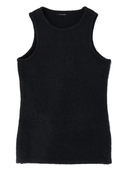 Top Low Classic tricotate clasic negru