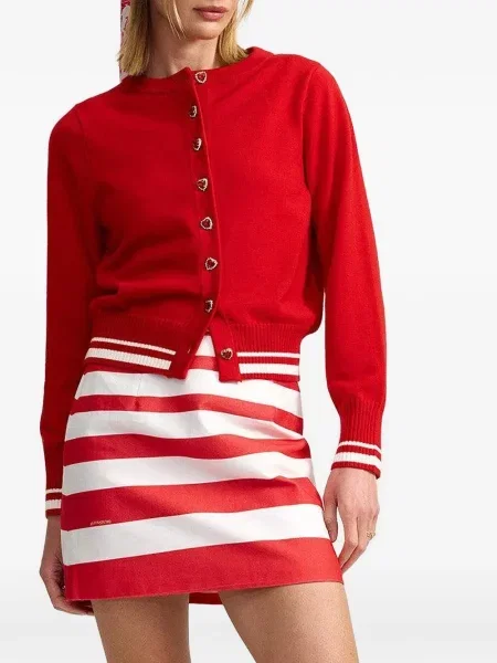 Kardigan Aston Studio czerwony