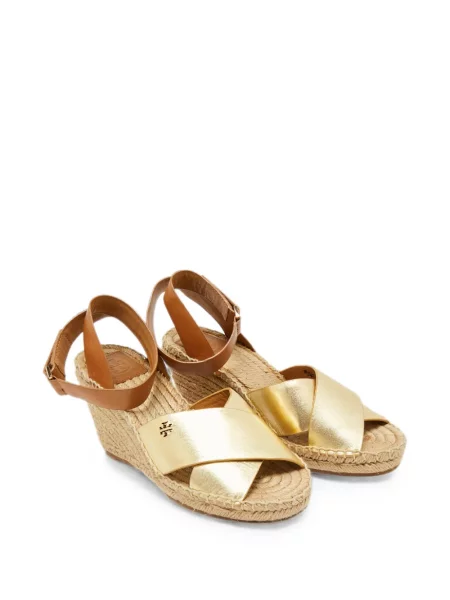 Sandale Tory Burch cu pană cu bretele