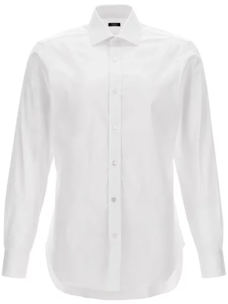 Cămașă Barba din poplin alb