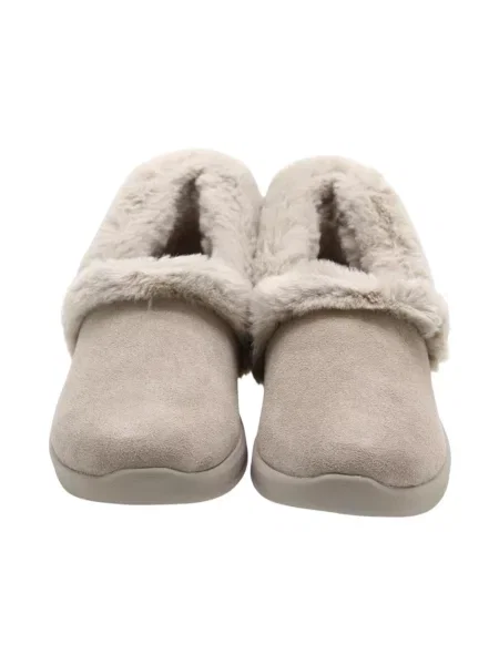 Klapki Skechers beżowe