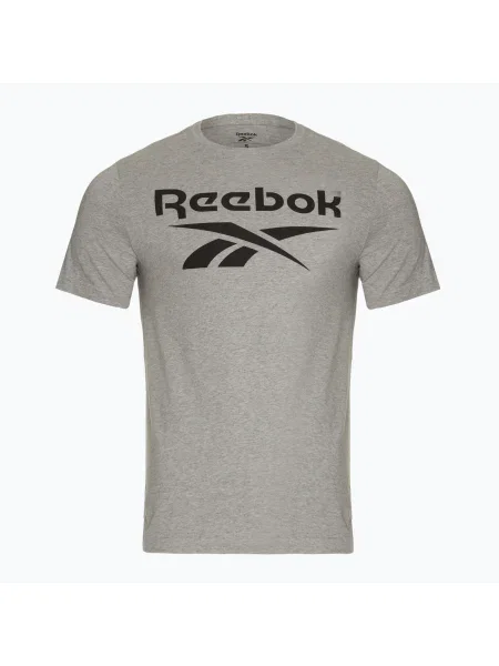 Tricou Reebok pentru bărbați Reebok Identity Big Logo Tee mediu heather gri