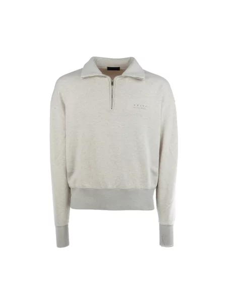 Krótki sweter Prada szary