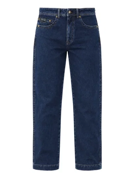 Blugi drepți Versace Jeans Couture albastru