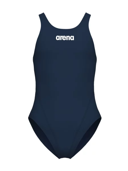 ARENA Costum de baie întreg TEAM SWIM TECH SOLID albastru închis alb