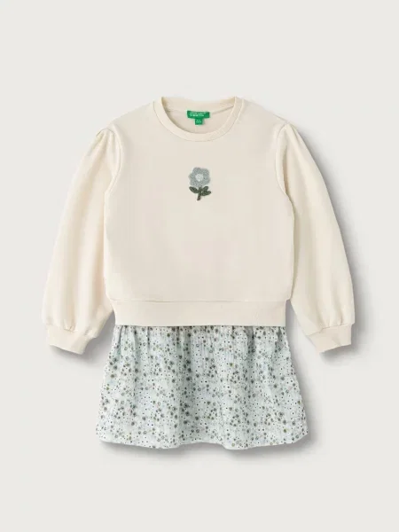 United Colors of Benetton сукня з бавовною