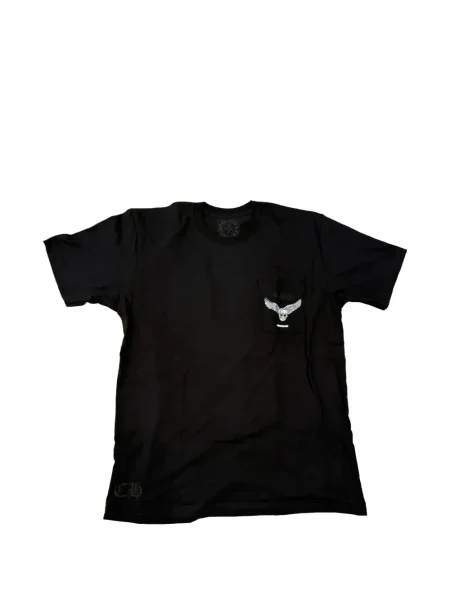 Tričko Chrome Hearts se srdcovým vzorem černé