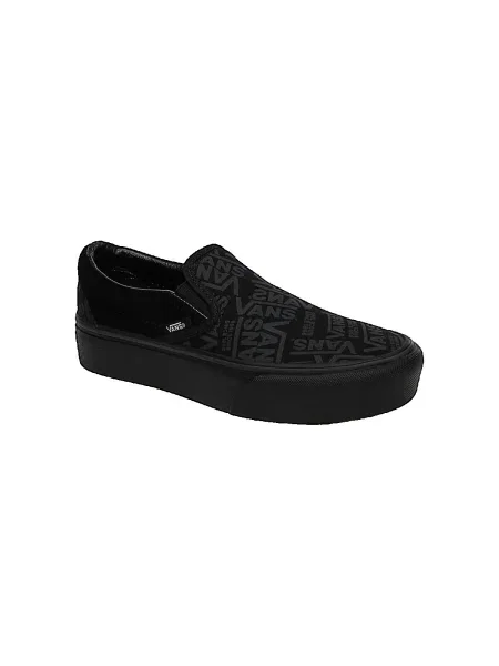 Pantofi Vans cu platformă slip-on clasici gri