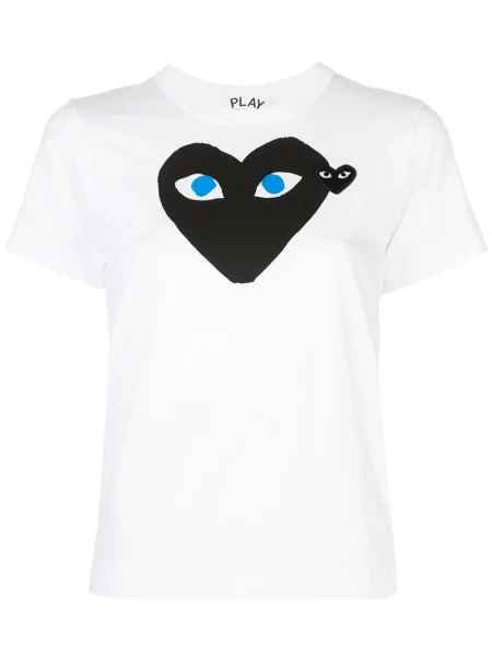 Tricou Comme Des Garcons Play alb