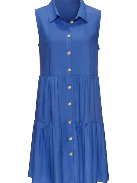 VIVANCE Poletna obleka kraljevo modra
