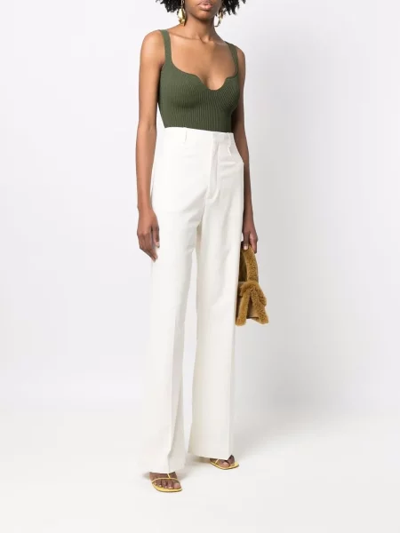 Kelnės Jacquemus balta